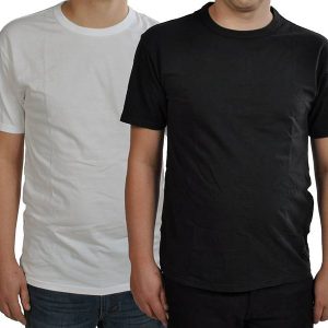 Dwupak T-Shirt Levis 2 Pack Tee Skateboarding Collection White/Jet Black F/W 2017 (19452-0010) najtaniej
