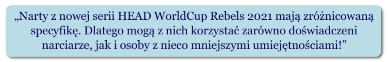 narty HEAD WorldCup Rebels 2021